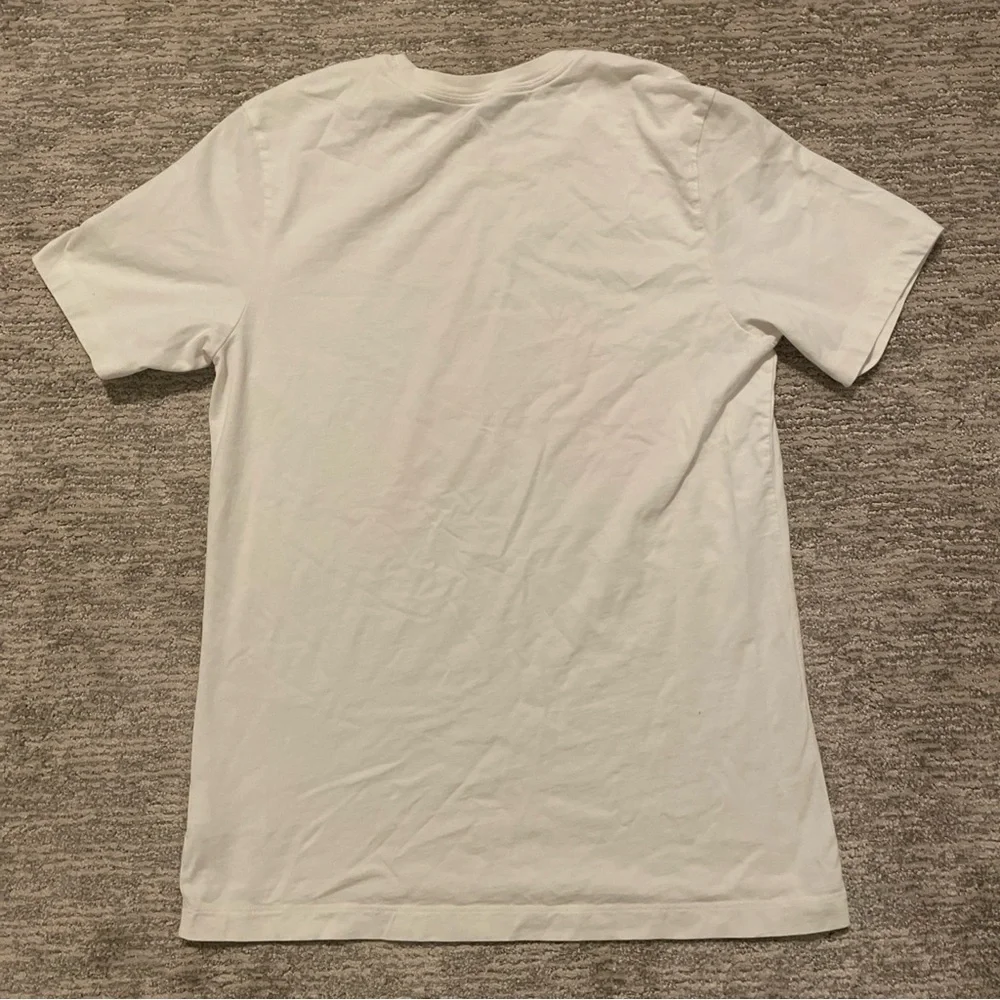 Nike Air Jordan Jumpman T-Shirt Mens Medium Graphic Print White Short Sleeve